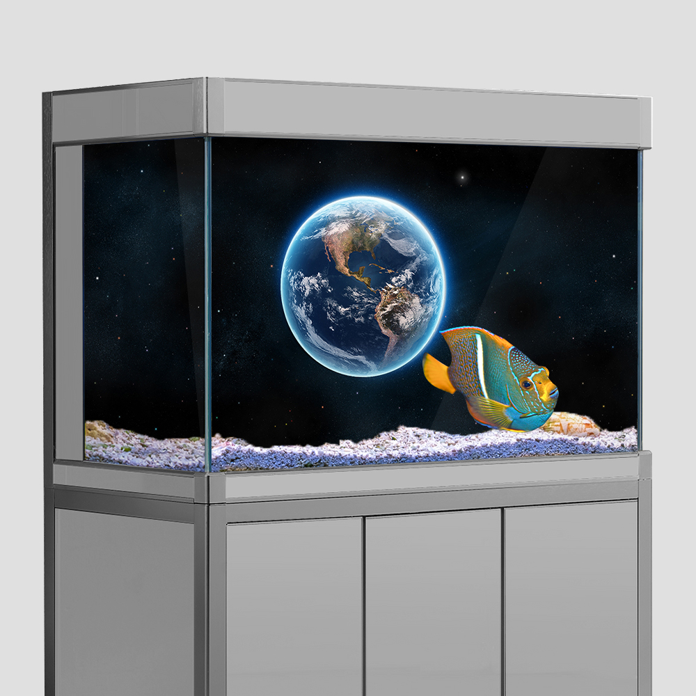 Aquarium Fish Poster - Aquarium Fish Tank Background Sticker,Earth Planet