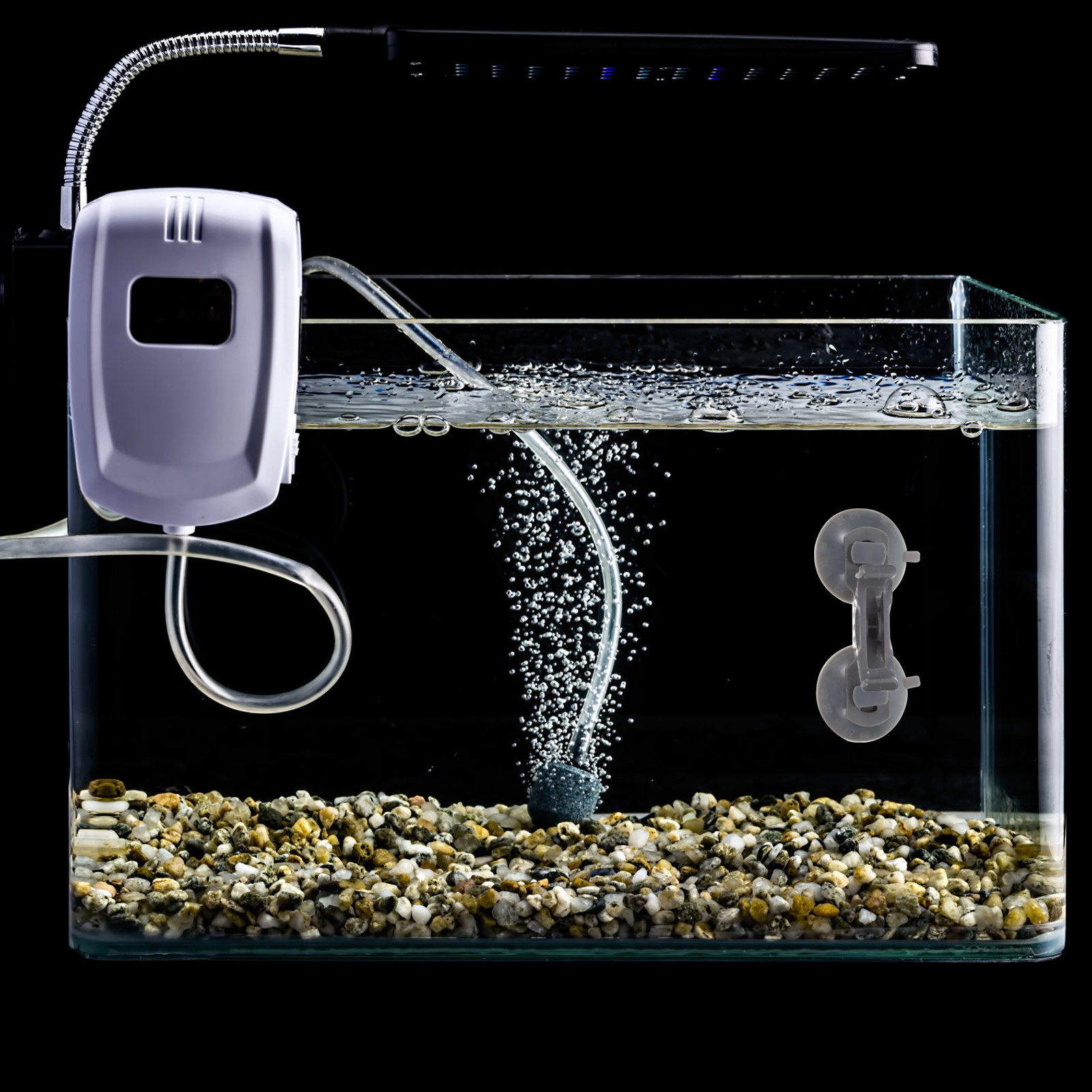 Aquarium Fish Light - 2Pcs Plastic Fish Tank Lamp Brackets