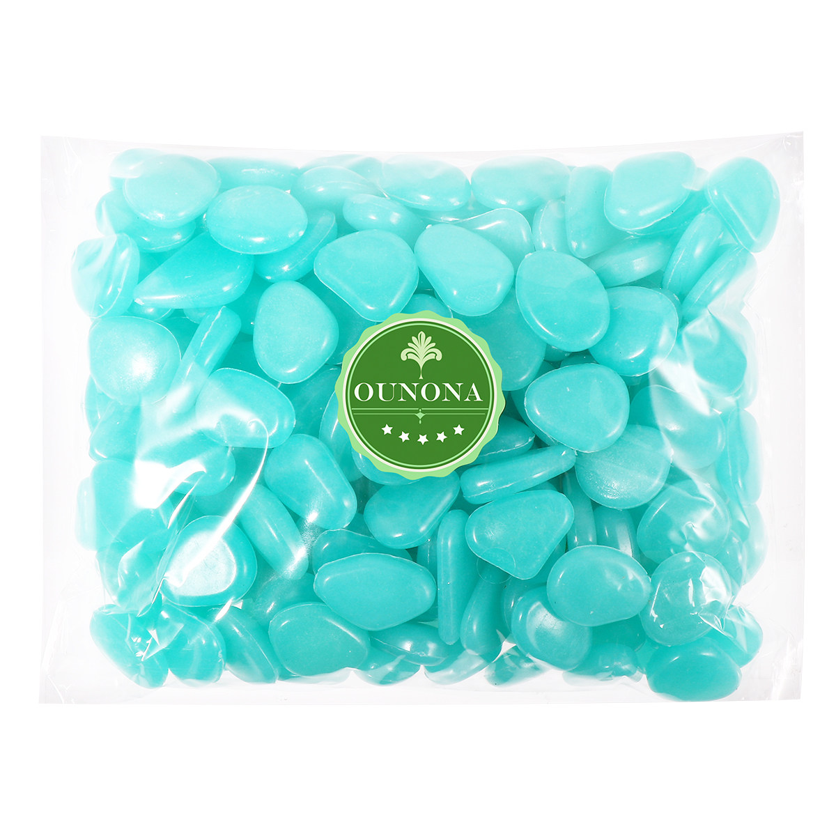 Aquarium Fish Light - 200Pcs Glow in Dark Pebble Stones
