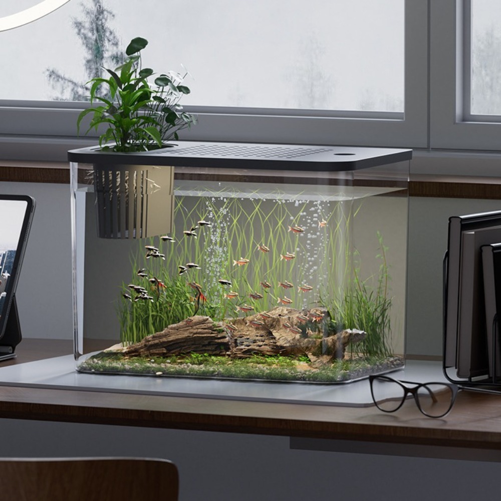 Aquarium Fish Games - PET+ABS Fish Tank New Transparent with