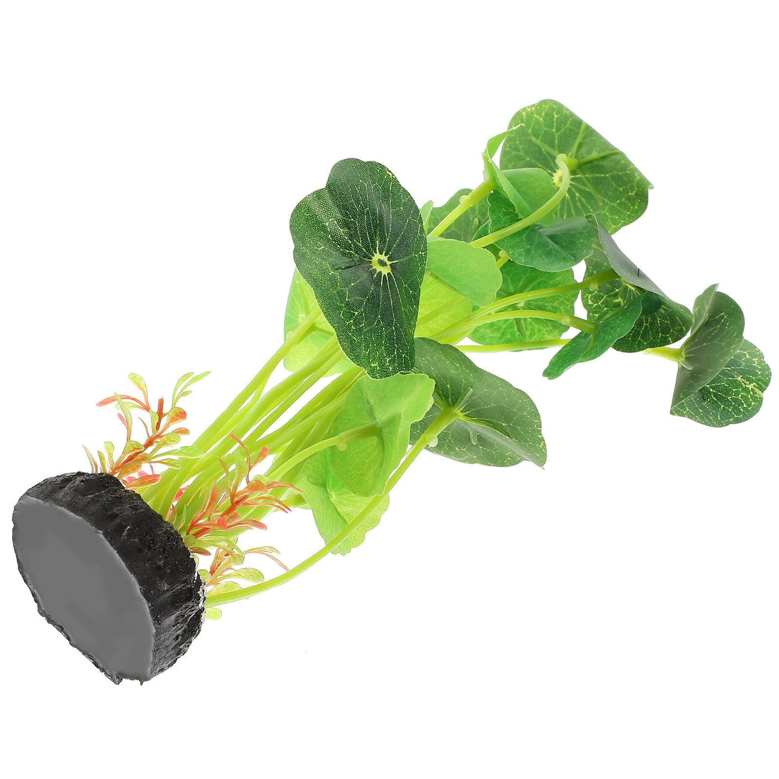 Aquarium Fish Hiding Spot - Fake Lotus Leaves Fish Tank Plant