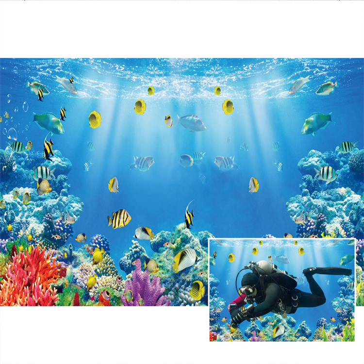 Aquarium Fish Of The World - Underwater Ocean World Photography Backdrop Fish