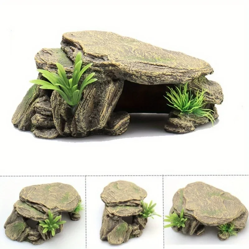 Aquarium Fish Games - 1PC Aquarium Turtle Tank Decoration Terrace