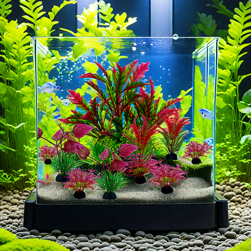 Aquarium Fish Games - 10PC Fish Tank DIY Artificial Aquarium