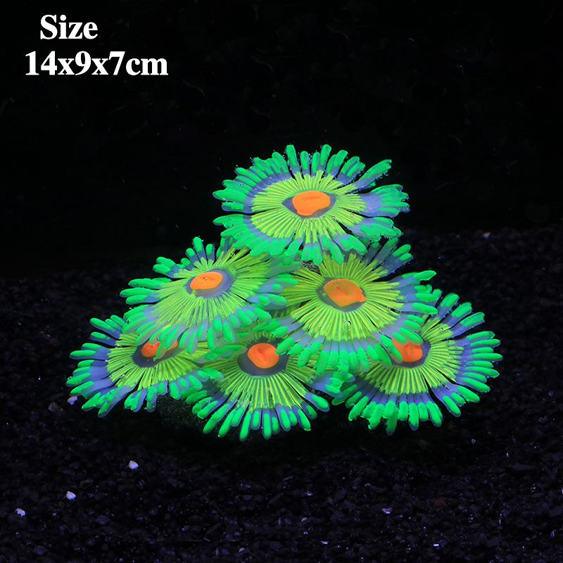 Aquarium Fish Of The World - Silicone Simulated Sea Anemone Night Glow