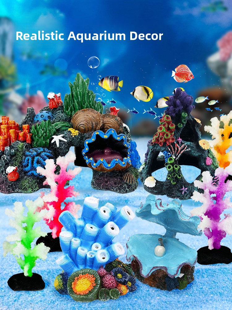 Aquarium Fish Of The World - Aquarium Coral Decoration Resin Simulation Coral