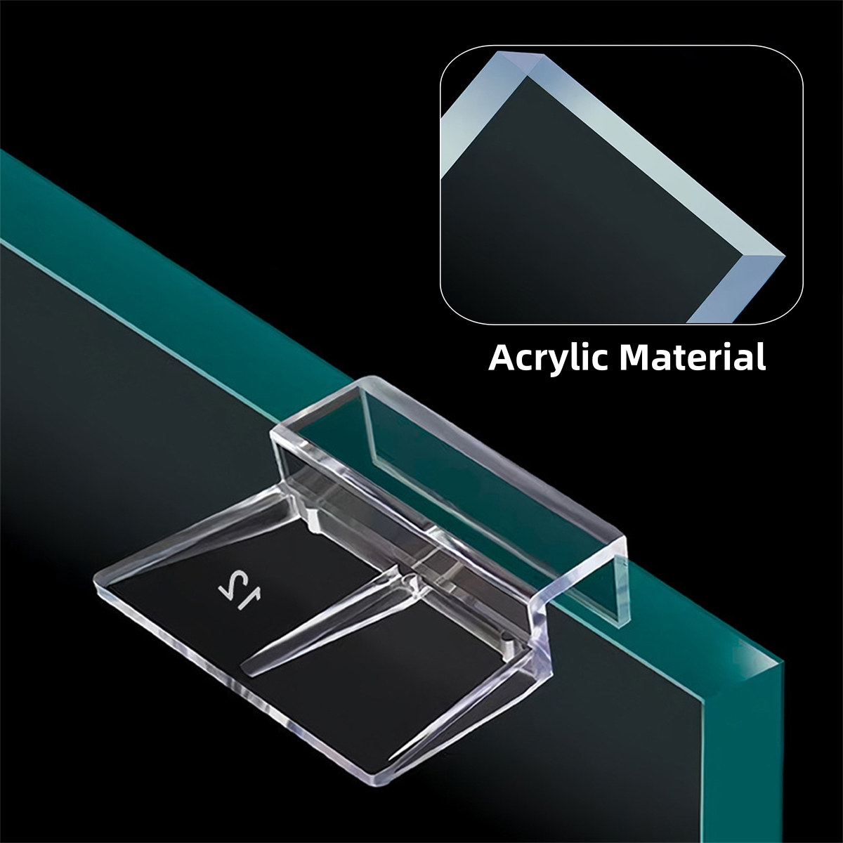 10Pcs Transparent Acrylic Fish - огляд і ціна Aquarium Fish Images