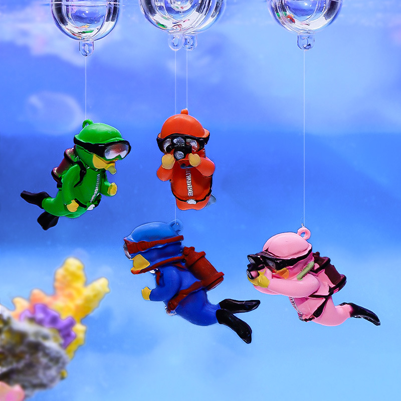 Fish Tank Diver Ornaments Land - огляд і ціна Aquarium Fish Games