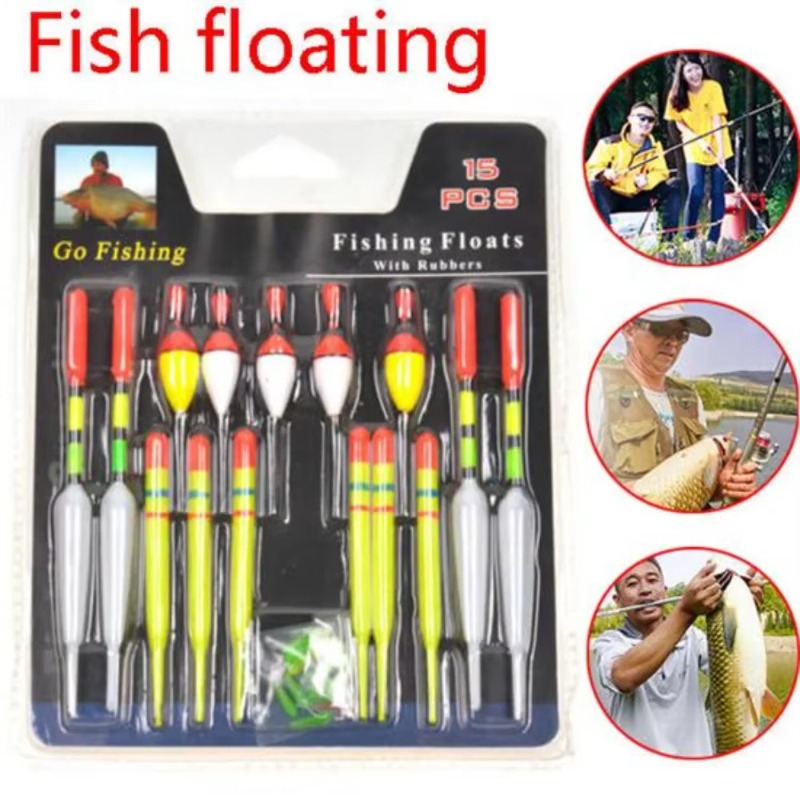 New 15Pcs Vertical Buoy Sea Fi - огляд і ціна Aquarium Fish With Long Tail