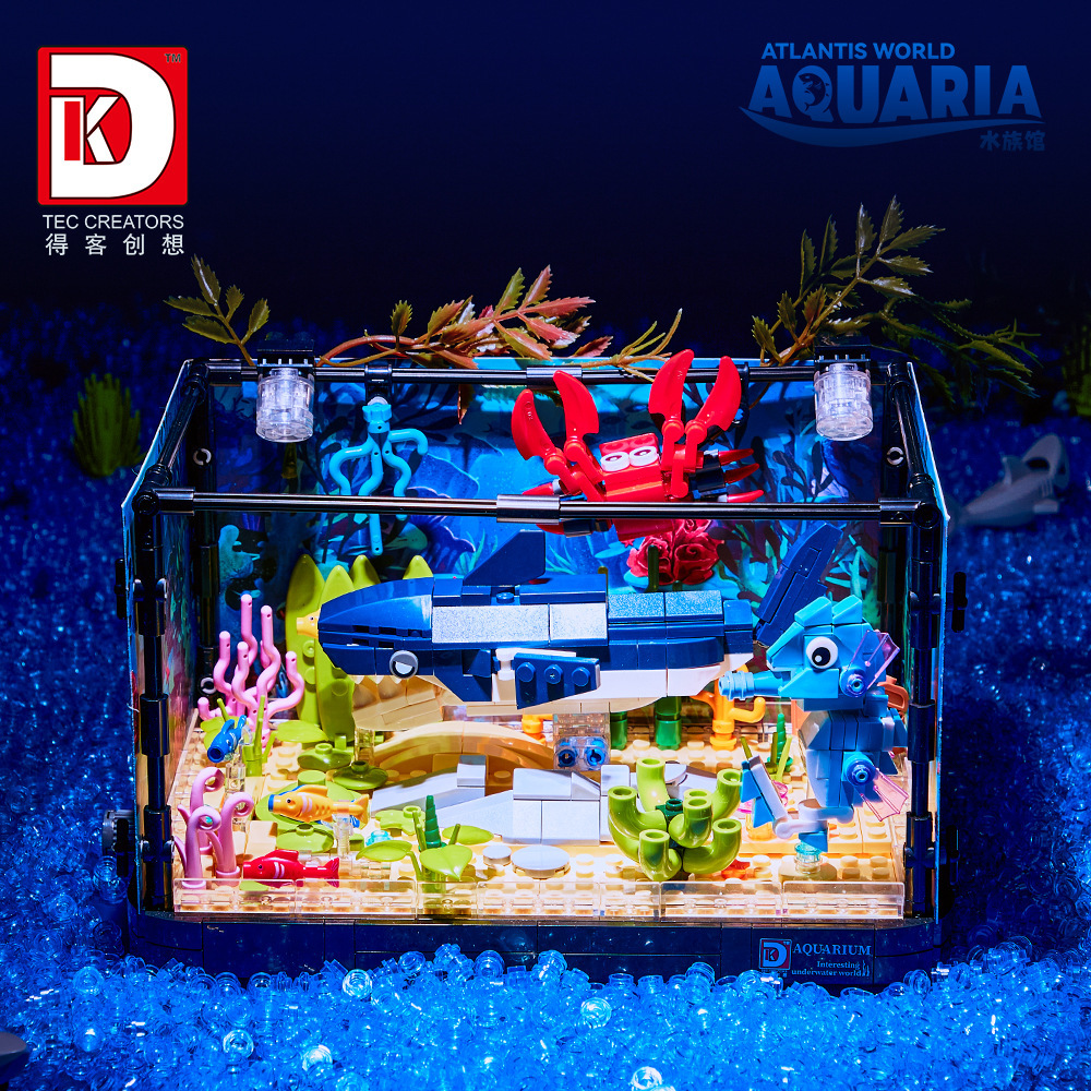 648PCS Shark Ecosystem Tank Bu - огляд і ціна Aquarium Fish Of The World