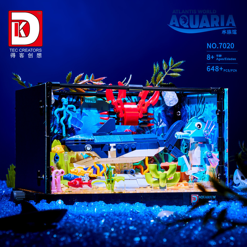648PCS Shark Ecosystem Tank Bu - огляд і ціна Aquarium Fish Of The World