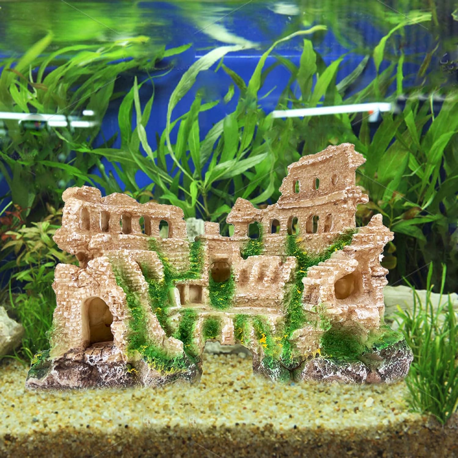 Antique Roman Column Ruin Aqua - огляд і ціна Aquarium Fish Images