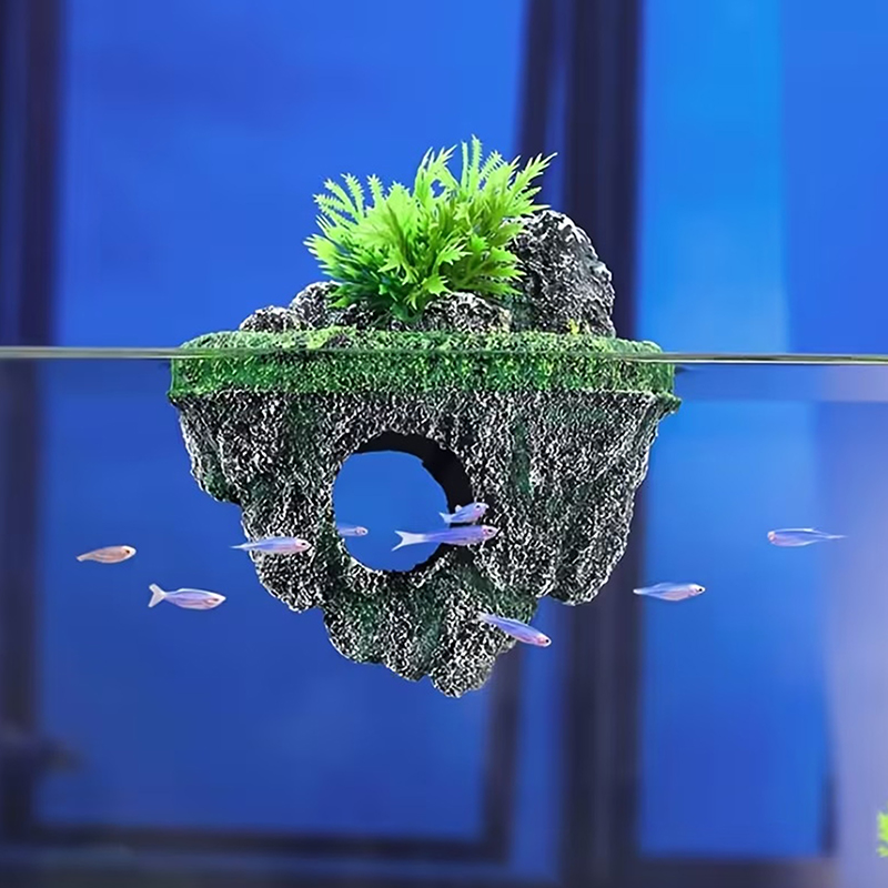 Z. Suspended Island Fish Tank  - огляд і ціна Aquarium Fish Games