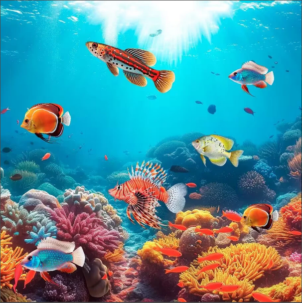 Mehofond Underwater World Seab - огляд і ціна Aquarium Fish Of The World