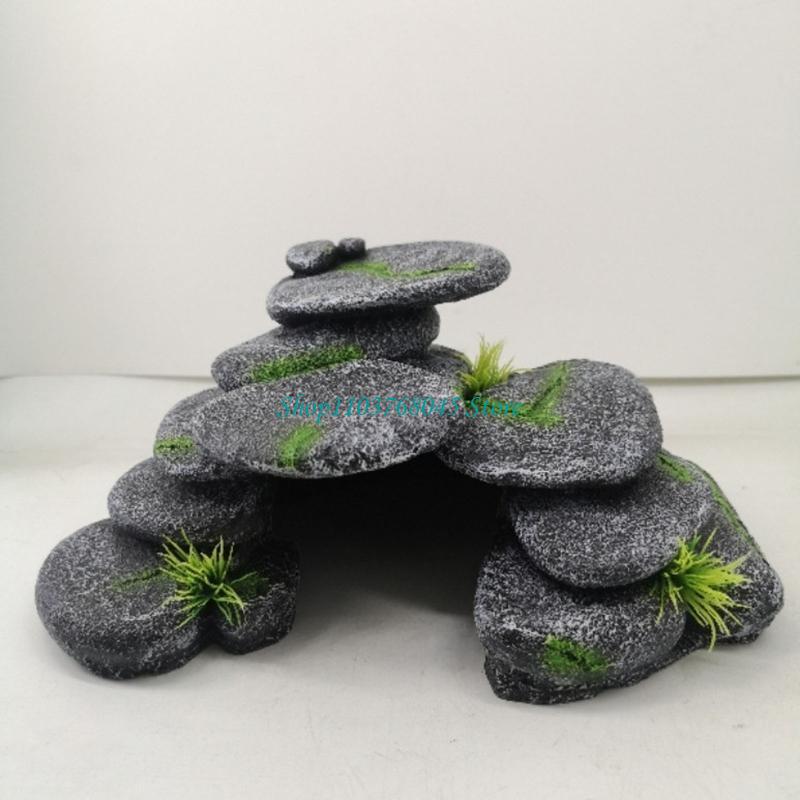 Aquariums Rock Stone Cave Deco - огляд і ціна Aquarium Fish Games