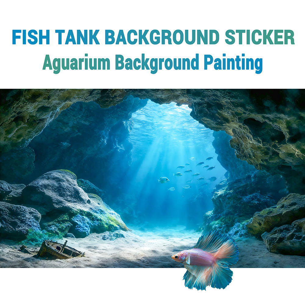 Deep Sea Blue Hole，Fish tank b - огляд і ціна Aquarium Fish Poster