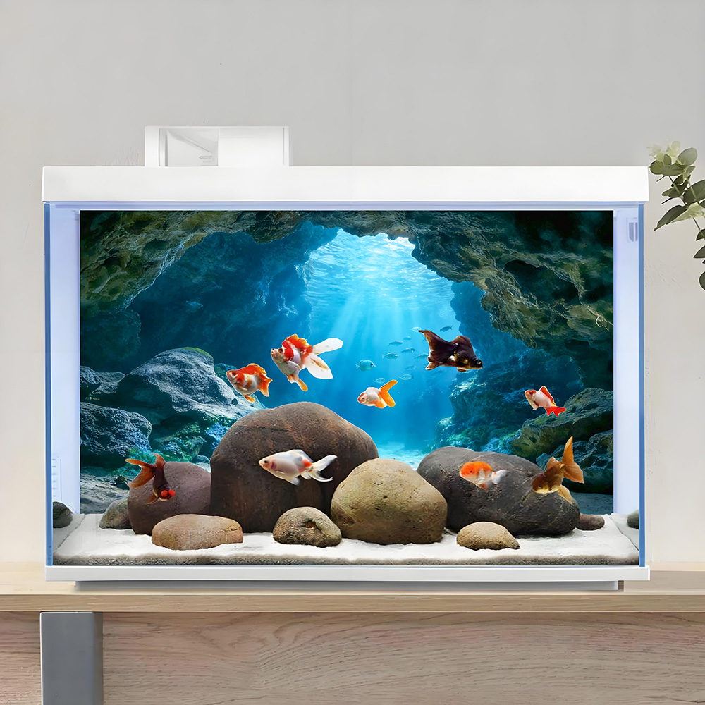 Deep Sea Blue Hole，Fish tank b - огляд і ціна Aquarium Fish Poster