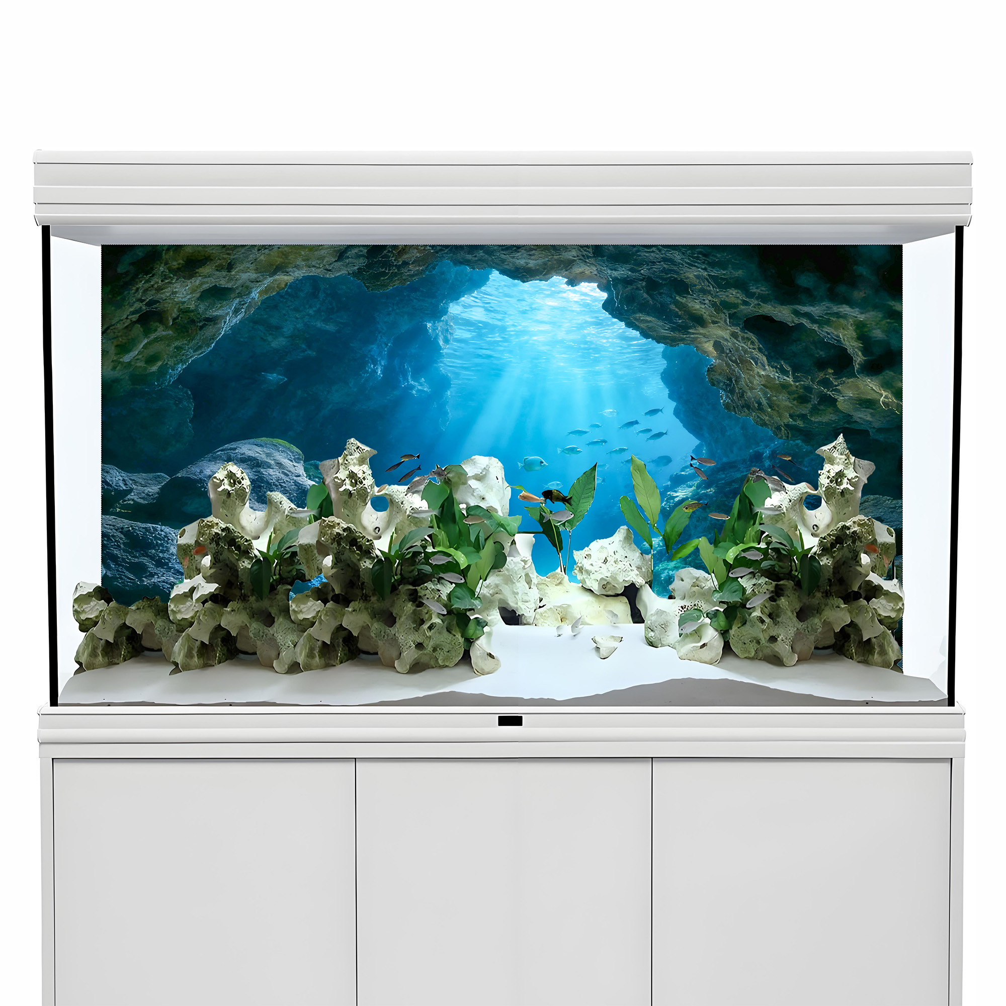 Deep Sea Blue Hole，Fish tank b - огляд і ціна Aquarium Fish Poster