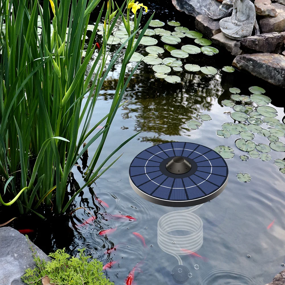 Solar Floating Pond Aerator Po - огляд і ціна Aquarium Fish Escape