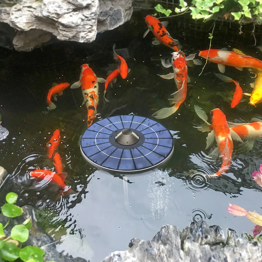 Solar Floating Pond Aerator Po - огляд і ціна Aquarium Fish Escape