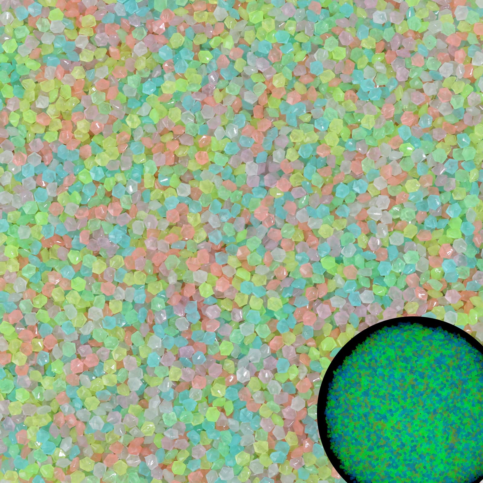 1000Pcs Luminous Sand Glow In  - огляд і ціна Aquarium Fish Breeding
