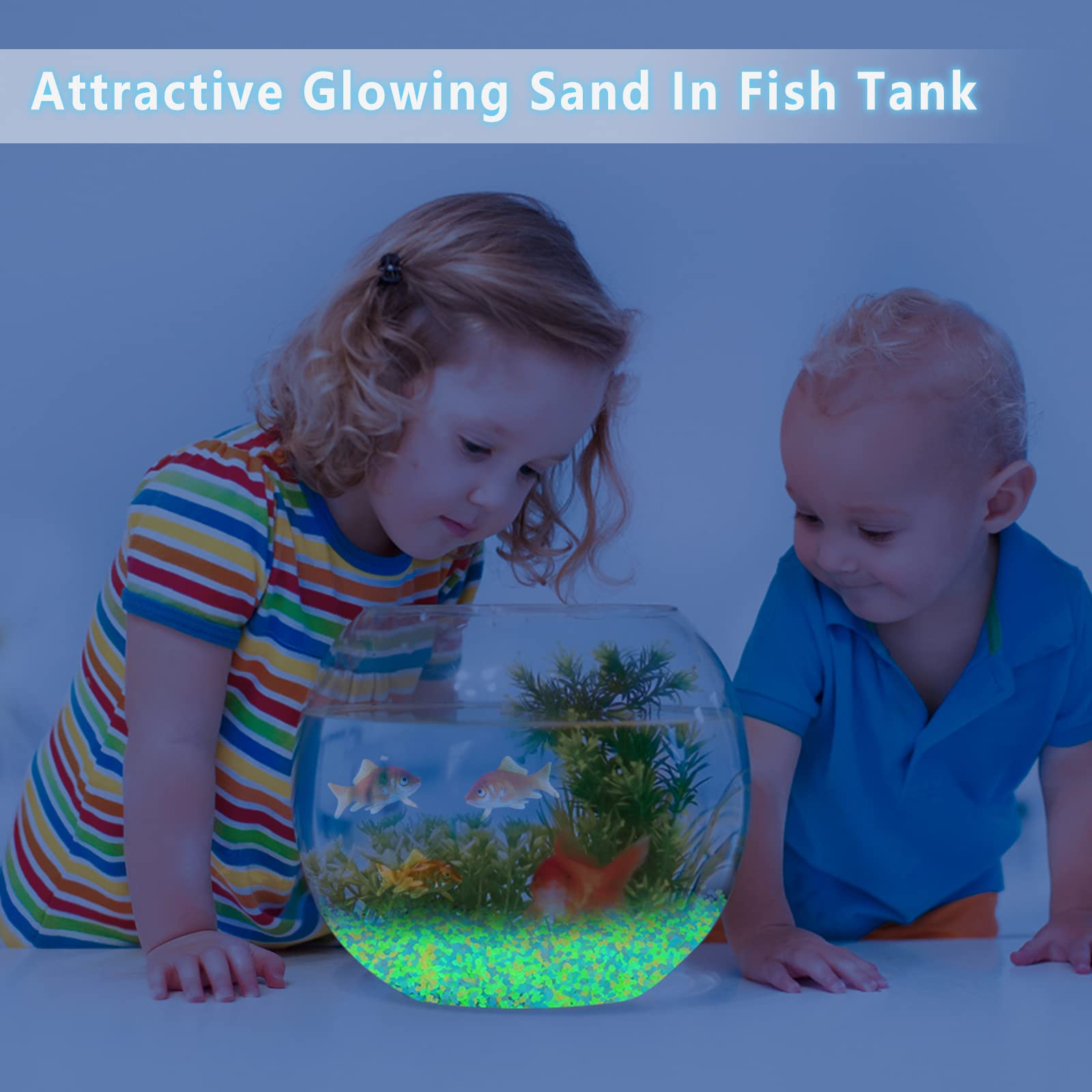 1000Pcs Luminous Sand Glow In  - огляд і ціна Aquarium Fish Breeding