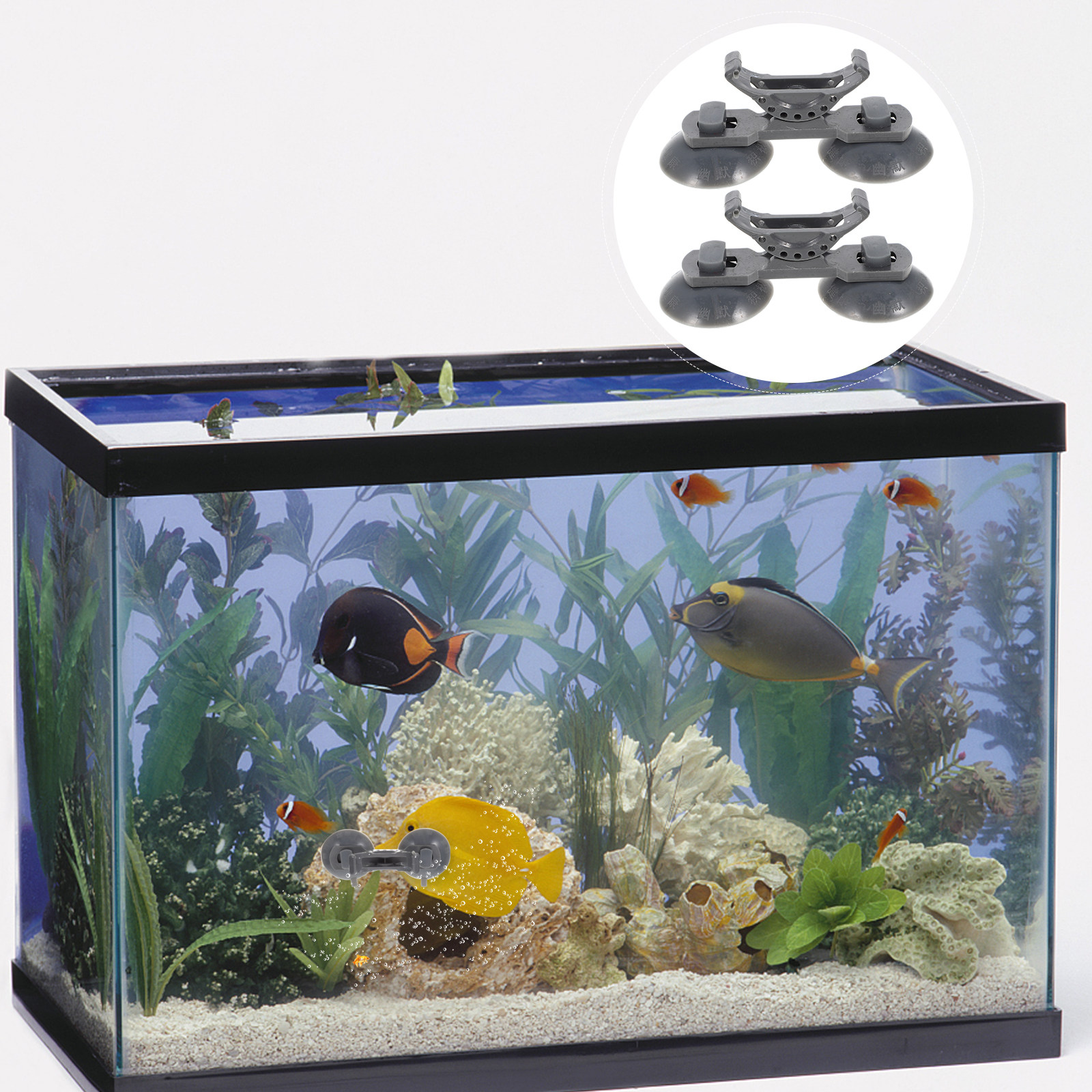 2Pcs Plastic Fish Tank Lamp Br - огляд і ціна Aquarium Fish Light