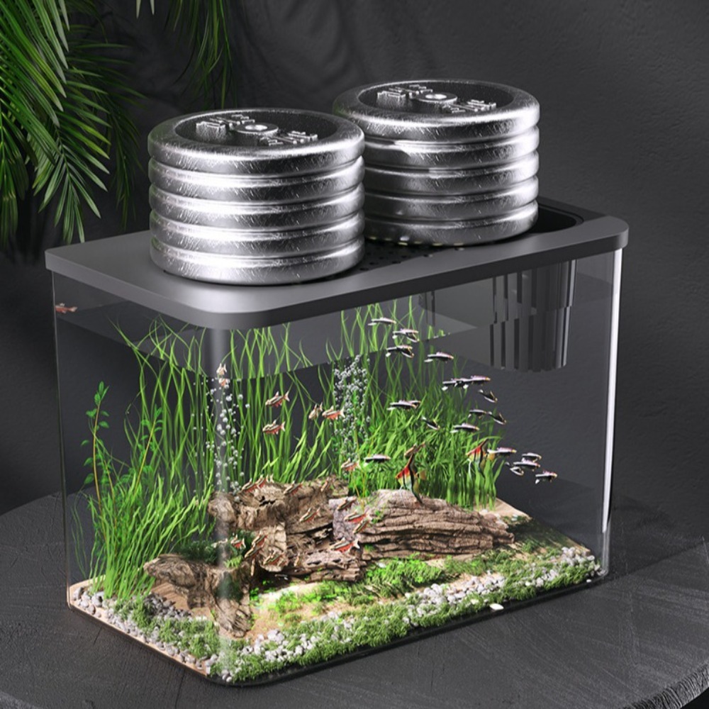 PET+ABS Fish Tank New Transpar - огляд і ціна Aquarium Fish Games