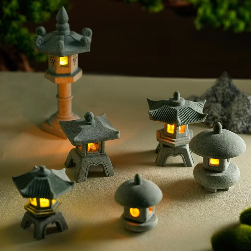 Mini Pagoda Lantern Light Gard - огляд і ціна Aquarium Fish Light