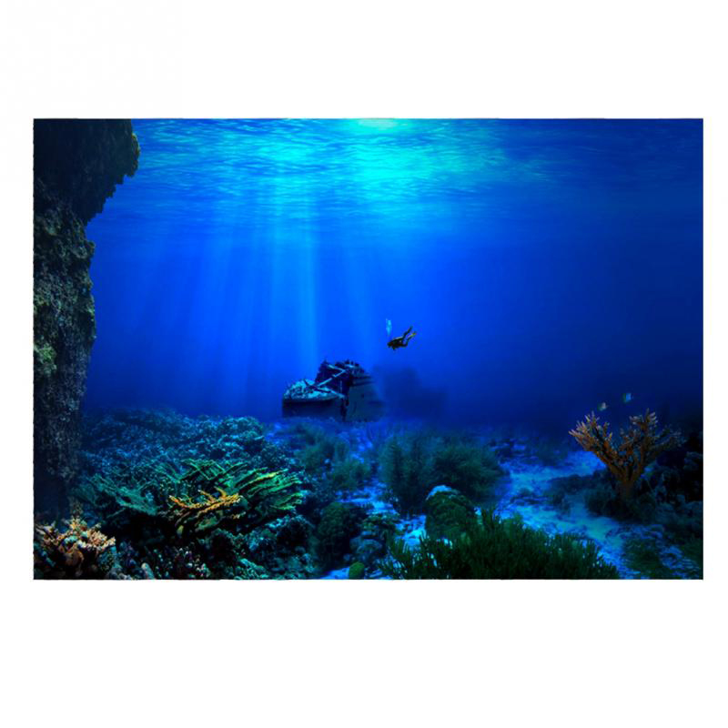 Fish Tank Background Decorativ - огляд і ціна Aquarium Fish Of The World