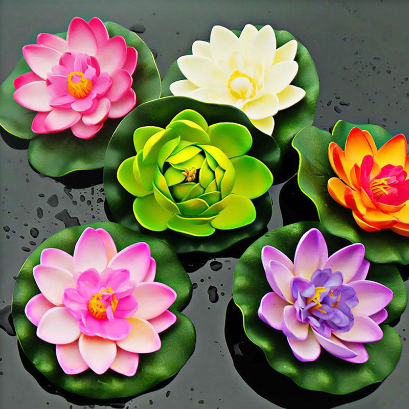 10cm/18cm Artificial Lotus Fak - огляд і ціна Aquarium Fish Escape