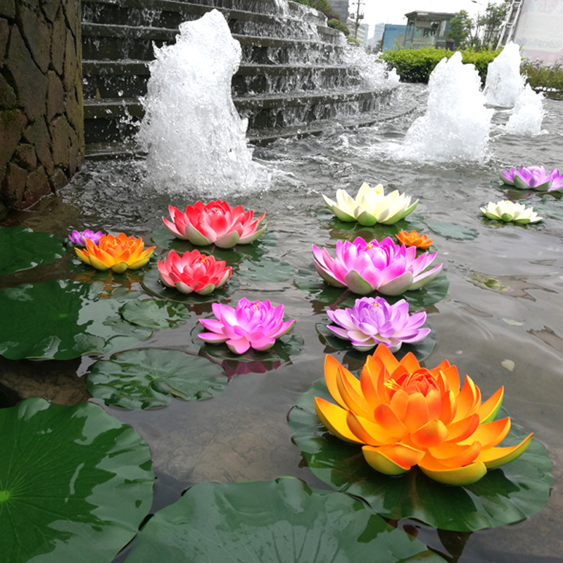10cm/18cm Artificial Lotus Fak - огляд і ціна Aquarium Fish Escape