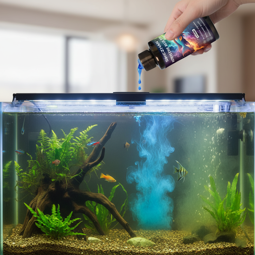 Methylene Blue Solution Safe F - огляд і ціна Aquarium Fish Parasites