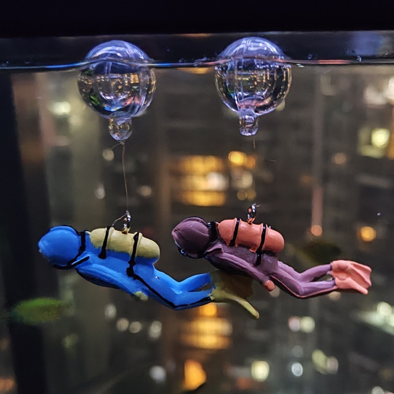 New Resin Floating Diver Aquar - огляд і ціна Aquarium Fish Of The World