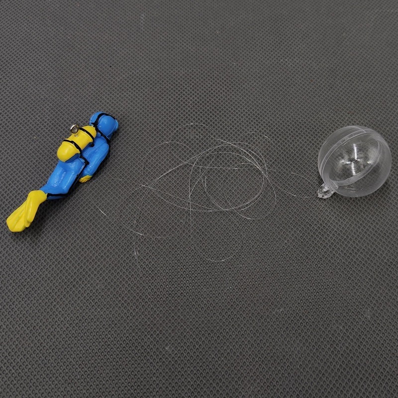 New Resin Floating Diver Aquar - огляд і ціна Aquarium Fish Of The World
