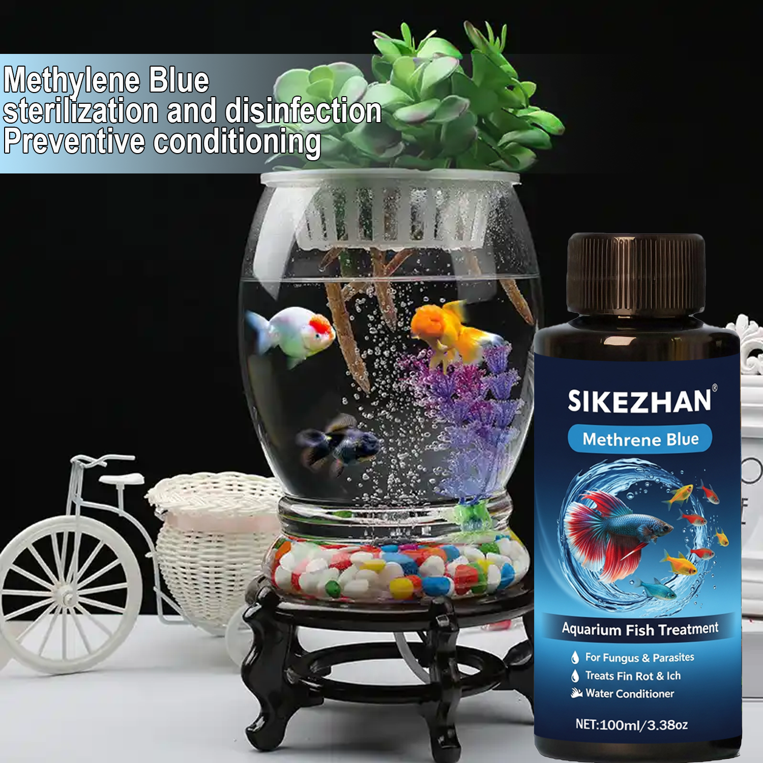 Methylene Blue Solution Aquari - огляд і ціна Aquarium Fish Parasites