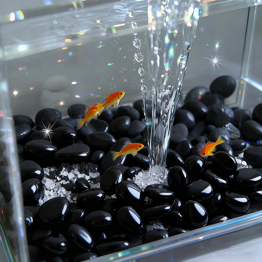 200g Black High Polished Natur - огляд і ціна Aquarium Fish Breeding