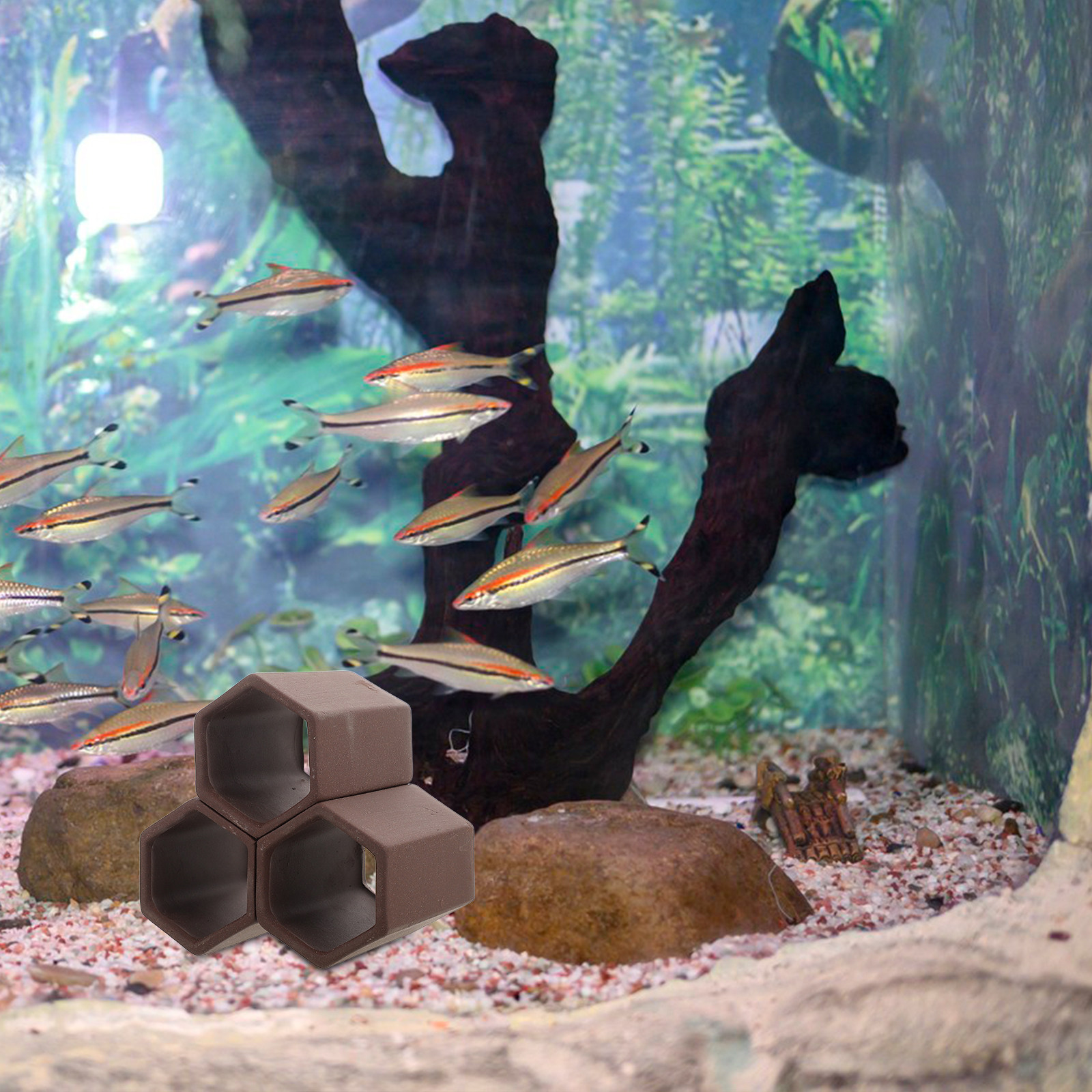 Aquarium Shrimp Spawning Cave  - огляд і ціна Aquarium Fish Hiding Spot