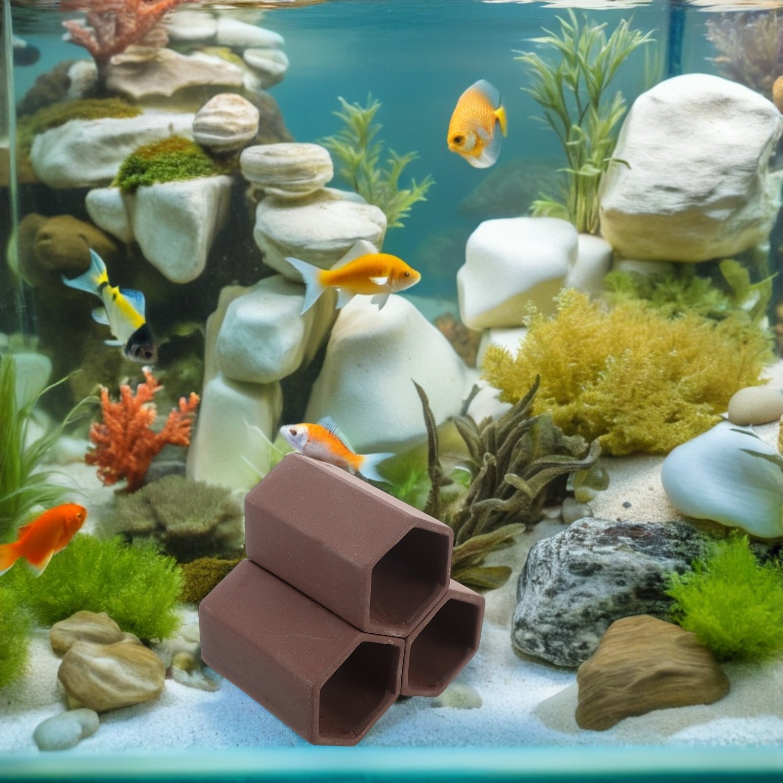 Aquarium Shrimp Spawning Cave  - огляд і ціна Aquarium Fish Hiding Spot
