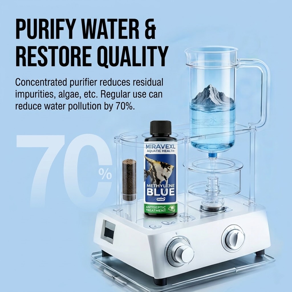 100ml Methylene Blue Aquarium  - огляд і ціна Aquarium Fish Parasites