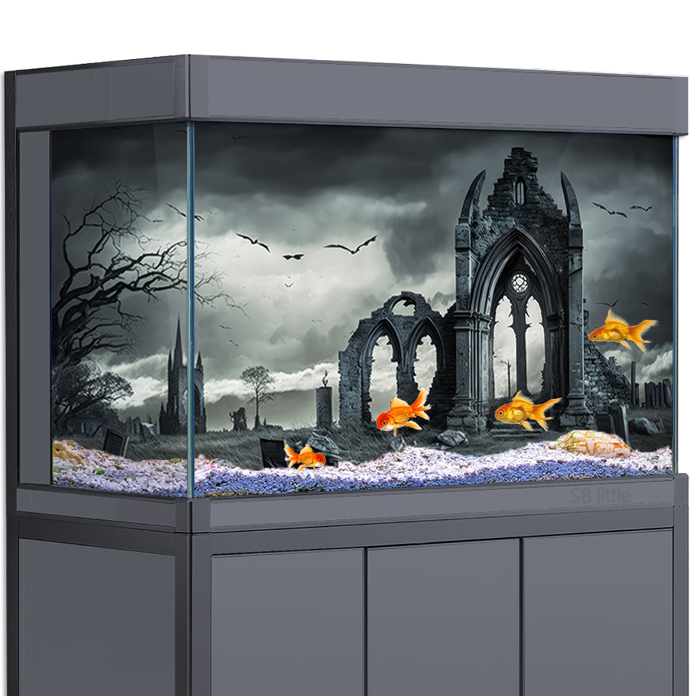 Aquarium Background Sticker De - огляд і ціна Aquarium Fish Poster