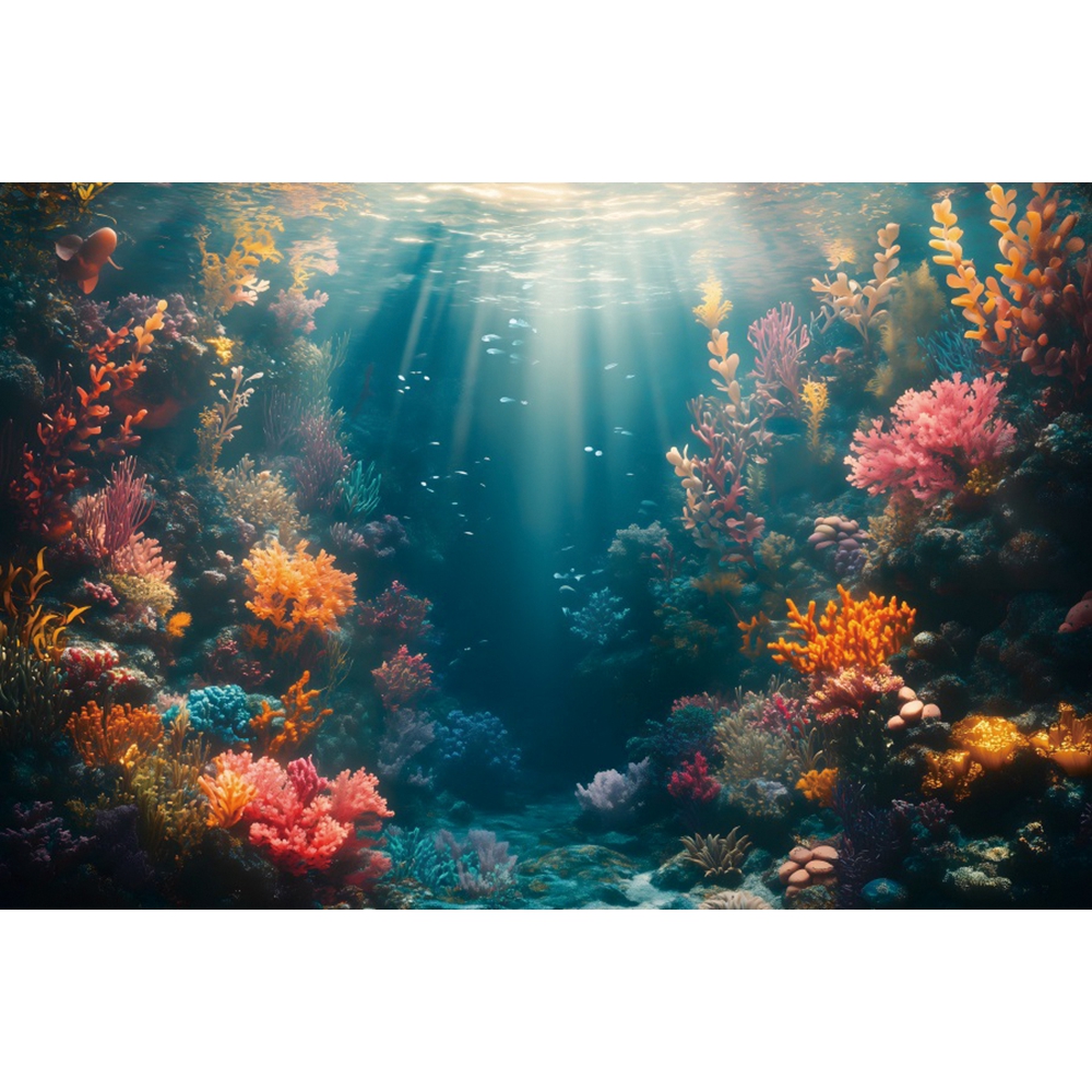 Underwater World Backdrop For  - огляд і ціна Aquarium Fish Of The World
