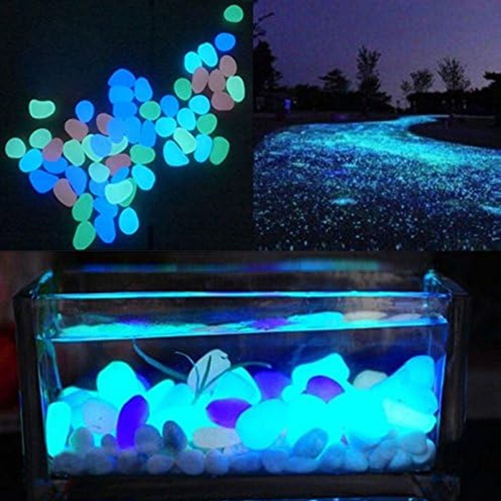 Fish Tank Rocks Glow Blue Pebb - огляд і ціна Aquarium Fish Breeding