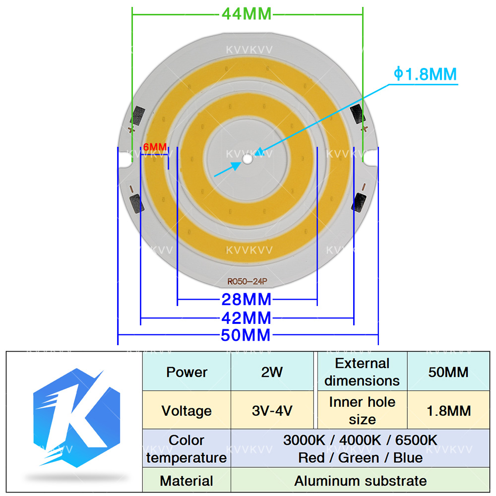 3V 4V Round COB LED Lamp Parts - огляд і ціна Aquarium Fish Light
