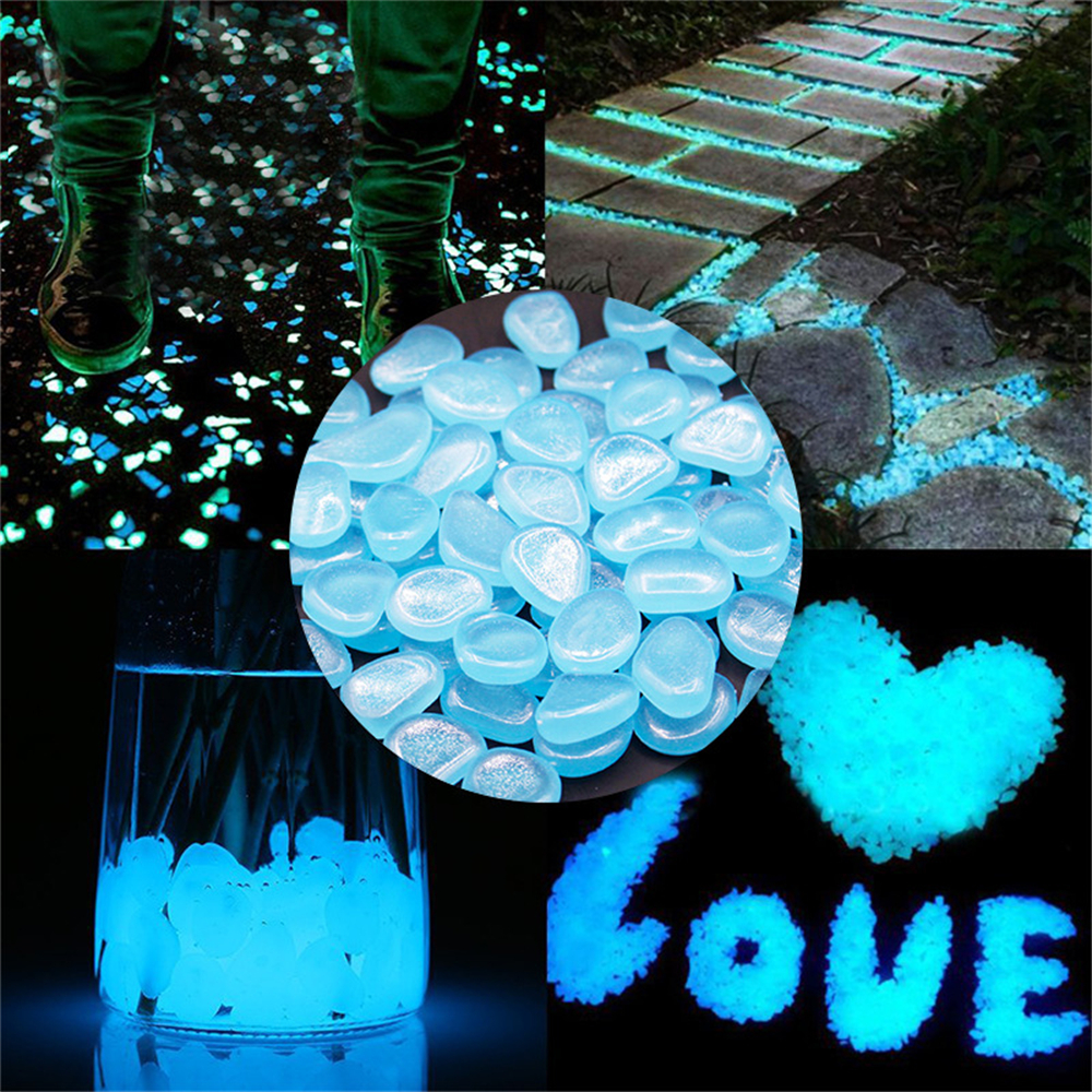 50pcs Luminous Stone Fluoresce - огляд і ціна Aquarium Fish Breeding
