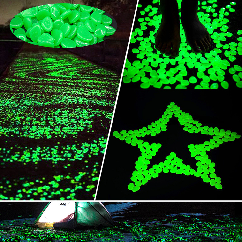 50pcs Luminous Stone Fluoresce - огляд і ціна Aquarium Fish Breeding