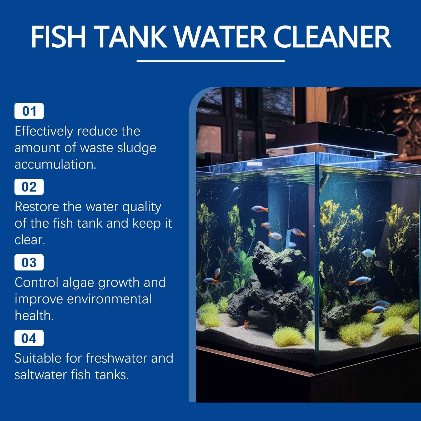 Aquarium Water Clarifier 100ml - огляд і ціна Aquarium Fish Breeding