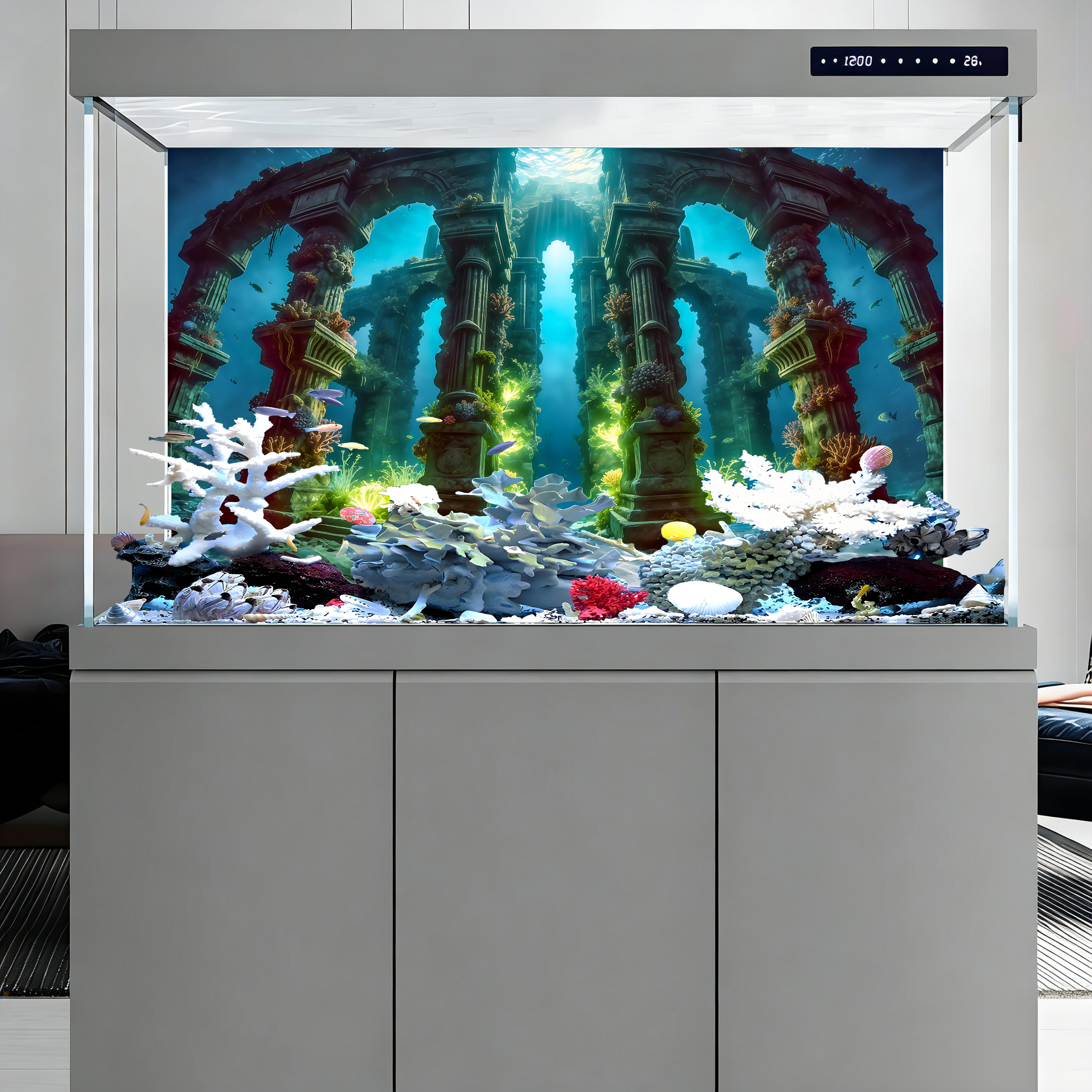 Deep-sea relics，Fish tank back - огляд і ціна Aquarium Fish Poster