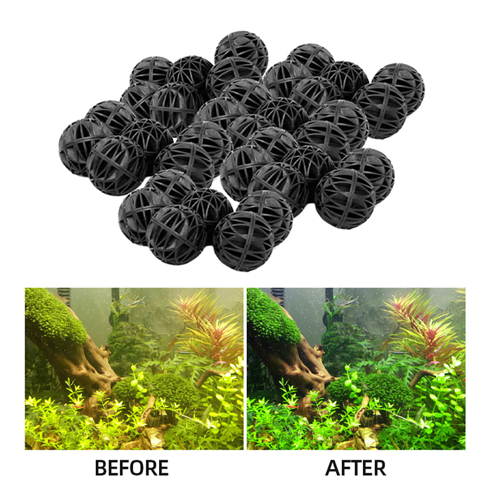 100pcs 18mm Biological Bio Bal - огляд і ціна Aquarium Fish Images