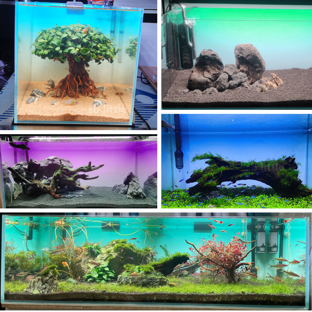 Fish Tank Background Sticker B - огляд і ціна Aquarium Fish Poster